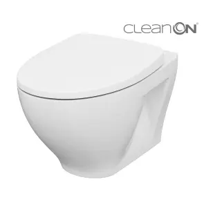 CET Cersanit A29 MODUO CLEAN ON підвісний унітаз в комплекті з кришкою дюропласт MODUO SLIM WRAP №3