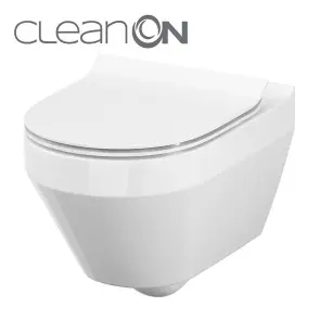 CET Cersanit В216 CREA CLEAN ON OVAL підвісний з кришкою дюропласт ліфт SLIM PL №7