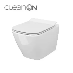 CET Cersanit В220 CITY SQUARE CLEAN ON підвісний з кришкою дюропласт ліфт №5