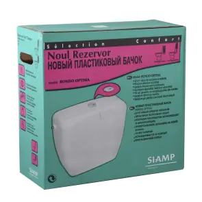 Бачок SIAMP Rondo для унітаза універсальний пласт.ABS (33200) №2
