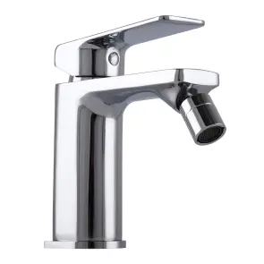 Змішувач для біде TOPAZ ODISS TO 18601-H52 на гайці,Хром,шланги TAQ-M1055,D35 №8