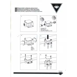 Змішувач для ванни TOPAZ BARTS TB 07113-H36 №6