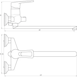 Смеситель для ванны DOMINO SIRIUS DSV-208 №5