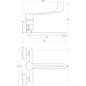 Смеситель для кухни TOPAZ CLINIC TCL-15044 №5