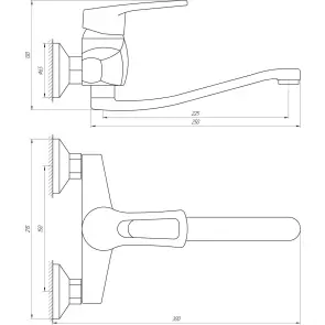 Змішувач для кухні DOMINO SIRIUS DSV-104 №4