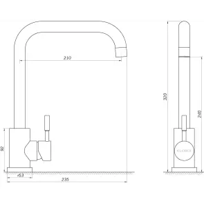 Змішувач для кухні EcoMIX ALPEN SBT3-203L №4