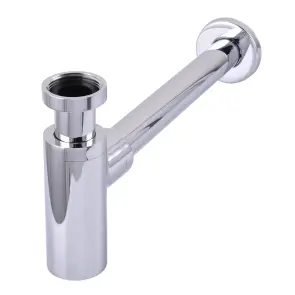 Сифон для раковин цилиндрический Globus Lux GSB-32-125-00 1 1/4 ″, хром, латунь №8