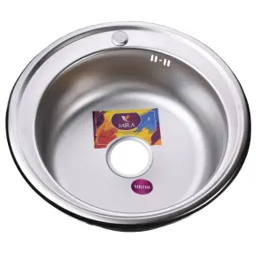 Мойка кухонная Mira MR 510 E Satin №1