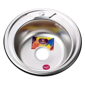 Мойка кухонная Mira MR 490 E Satin №1