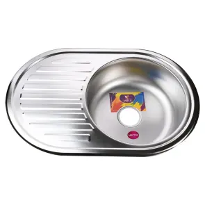 Мойка кухонная Mira MR 7750 E Satin №1