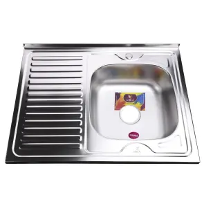 Мойка кухонная Mira MR 8060 R E Satin Right №1