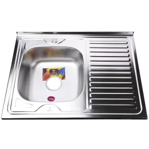 Мойка кухонная Mira MR 8060 L E Satin Left №2