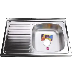 Мойка кухонная Mira MR 8050 R E Satin Right №1