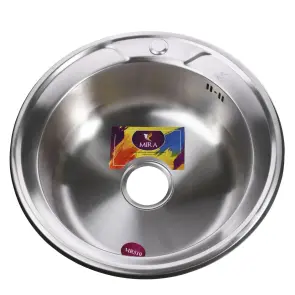 Мийка кухонна врiзна кругла 510х180 Matt MR 510 M Mira №2