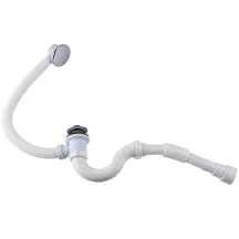 Сифон ″Waterstal″ для ванны Click-Clack с гибкой трубой 32/40/50 (А - 14089)
