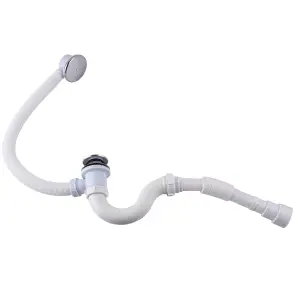 Сифон ″Waterstal″ для ванны Click-Clack с гибкой трубой 32/40/50 (А - 14089) №1