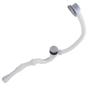 Сифон ″Waterstal″ для ванны Click-Clack с гибкой трубой 32/40/50 (А - 14089) №3