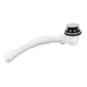 Сифон ″Waterstal″ для душового піддону Click-Clack з гнучкою трубою 32/40/50 Н=65 мм (А - 1765) №1