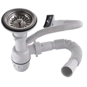 Сифон одинарний для мийки MIRA 1 1/2″х40 №1