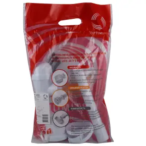 Сифон OPTIMUM для пісуара з трубкою 40/32*200, розетками 32 та 40 OPTI-19708 №3