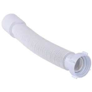 Трубка пластиковая гофрированная Г0852 40х50 L=800 мм гайка пластик SOLOPLAST №3