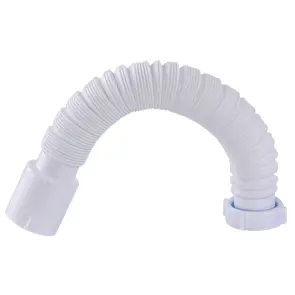Трубка пластиковая гофрированная Г0852 40х50 L=800 мм гайка пластик SOLOPLAST №4