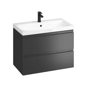 CET B894 MODUO шафка з умивальником MODUO 80 антрацит №1