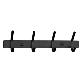 Планка с крючками Globus Lux BQ9435-4 черная матовая SUS 304 №9