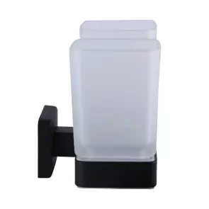 Стакан двойной Globus Lux BQ9428 черный матовый SUS304 №9