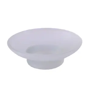 Мильниця GLASS 0015 кругла матова для серій SP,SS,BS №1