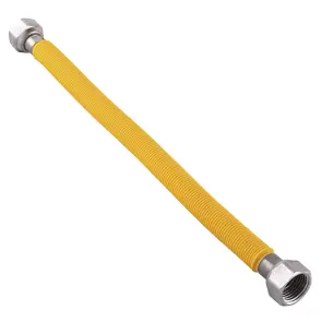 Шланг газовий TUCAI 1/2″х1/2″ ВВ 300мм-510мм ABS PressINOX-9403 №1