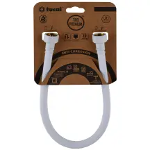Шланг водяной TUCAI TAQ PREMIUM GRIF 1/2″x1/2″ BВ 0,3м.АНТИКОР. ACB HG-1212-300 (Белый Мат) 209971