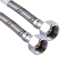 Шланг нержавеющая сталь ECO FIX 1/2″х1/2″ ВВ 0,6 м EPDM