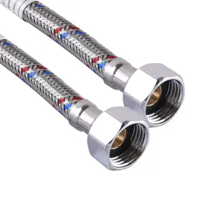 Шланг нержавеющая сталь ECO FIX 1/2″х1/2″ ВВ 1,2 м EPDM №2