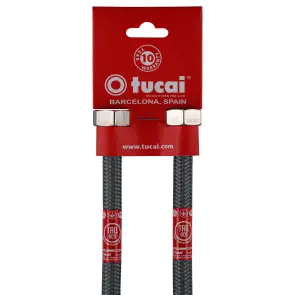 Шланг для змішувача TUCAI М10х1/2″ 0,4м АНТИКОРОЗІЯ TAQ GRIF AСB 206219 ПАРА №1