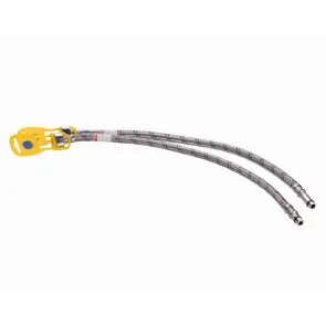 Шланг нержавеющая сталь ECO FIX М10х1/2″ 0,7 м ПАРА EPDM №1