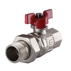 Кран кульовий прямий з американкою SELBA 3/4″ КБ SL1509 №1