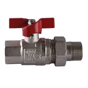 Кран кульовий прямий з американкою SELBA 3/4″ КБ SL1509 №2