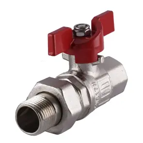 Кран шаровый прямой с американкой SELBA 1/2″ КБ SL1509 №2