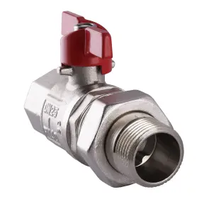 Кран шаровый прямой с американкой SELBA 1″ КБ SL1509 №2