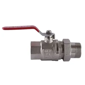 Кран кульовий прямий з американкою SELBA 1 1/4″ КР SL1509 №1