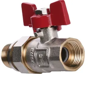 Кран шаровый прямой с американкой WATERVALVE Q003 NV-V123 1/2″ BH №3