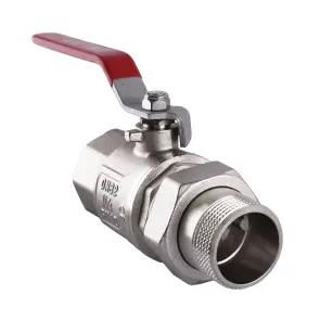 Кран кульовий прямий з американкою SELBA 1 1/4″ КР SL1509 №2
