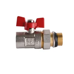 Кран шаровый прямой с американкой WATERVALVE Q003 NV-V343 3/4″ BH №2