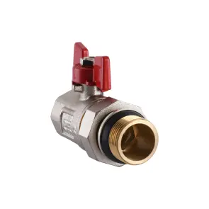 Кран шаровый прямой с американкой WATERVALVE Q003 NV-V343 3/4″ BH №3