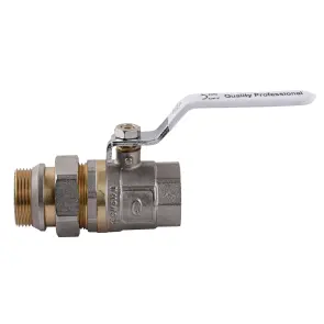 Кран шаровый прямой с американкой Q PROFESSIONAL QP003 PN40 1 1/4″ №1