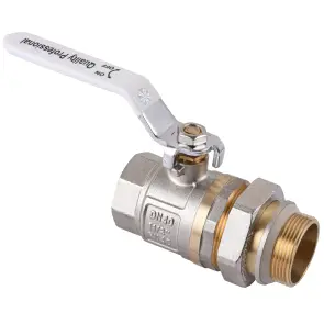 Кран шаровый прямой с американкой Q PROFESSIONAL QP003 PN40 1 1/2″ №1