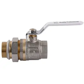 Кран шаровый прямой с американкой Q PROFESSIONAL QP003 PN40 1 1/2″ №2