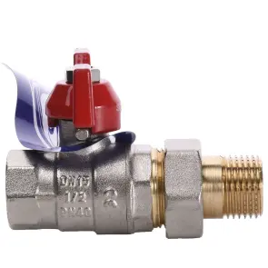 Кран кульовий прямий з американкою SOLOMON 1/2″ ПОСИЛЕНИЙ 1042 №2