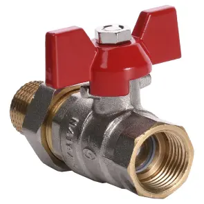 Кран кульовий прямий з американкою SOLOMON 1/2″ ПОСИЛЕНИЙ 1042 №3
